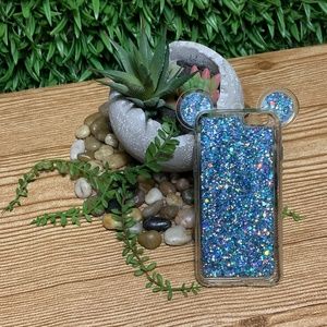 3/$25 Mickey Ears Glitter Silicone iPhone 6s Case